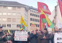 Basel’de HTŞ’nin Alevilere Yönelik Katliamı Protesto Edildi