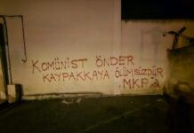 İbrahim Kaypakkaya ve Ölümsüzlerimiz Paris’te Duvar Yazılamalarıyla Selamlandı!